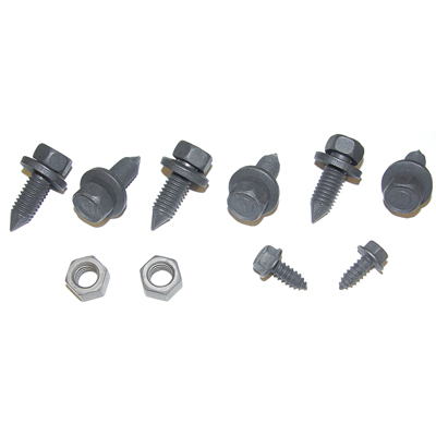 70-72 Camaro Front Bumper Bracket Bolt Kit, Standard
