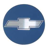 70-76 Camaro Z/28 Center Cap Decal Insert, Blue/ Silver Bow-Tie