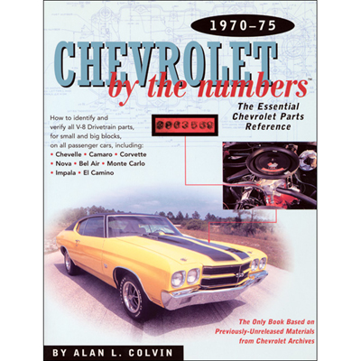 70-75 Chevrolet By The Numbers Book