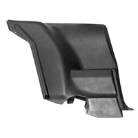 72-81 Camaro Left Hand Rear Arm Rest Panels, Reproduction, Black