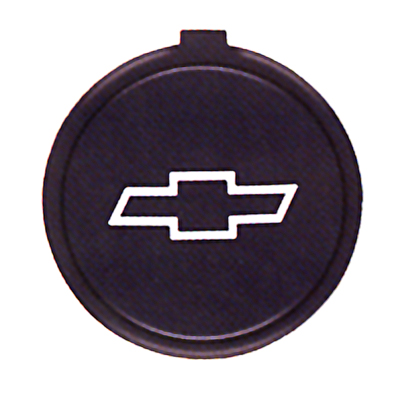 73-81 Camaro Black With Silver Bow Tie Horn Cap Emblem