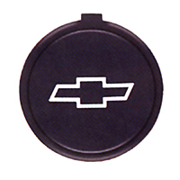 73-81 Camaro Black With Silver Bow Tie Horn Cap Emblem