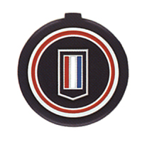 73-78 Camaro Black Badge, Red White Blue Center Horn Cap Emblem