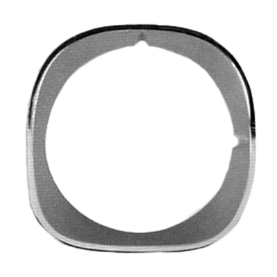 74-77 Camaro Left Hand Silver Headlight Bezel