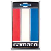 75-77 Camaro Header Panel Emblem, Red, White & Blue