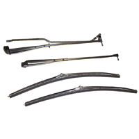 70-81Camaro Wiper Arm & Blade Kit, Black Finish