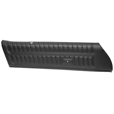 76 Camaro Black Madrid Vinyl Standard Door Panels, Assembled