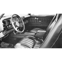 78-79 Camaro Front Standard Bucket And Rear Zipper Back Seat Upholstery