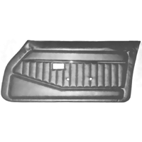78-81 Camaro Black Seirra Vinyl Standard Door Panels, Unassembled