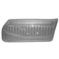 78-81 Camaro Black Sierra Vinyl Standard Door Panels, Assembled