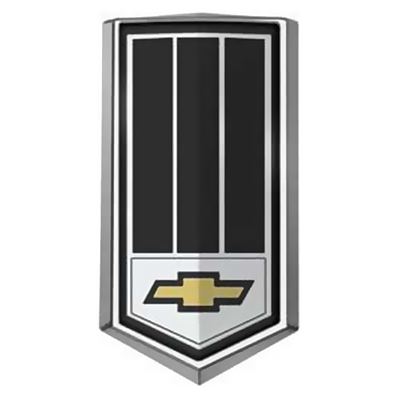 80-81 Camaro Gas Tank Door Emblem, Silver & Black