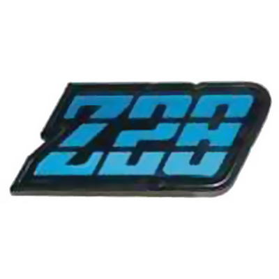 80-81 Camaro Gas Tank Door Emblem, Z/28 Blue